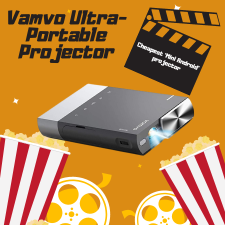 Vamvo Ultra-Portable Projector