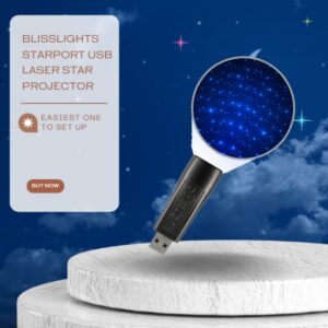 BlissLights Starport USB Laser Star Projector