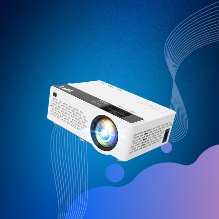 TMY Projector 7500 Lumens with 100 Inch Projector Screen